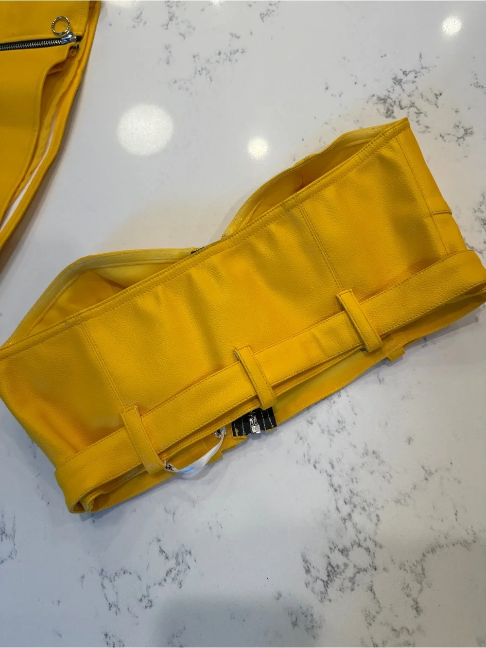 For Love and Lemons Yellow Jaw Breaker Skirt and Matching Top size XS - Picture 5 of 9